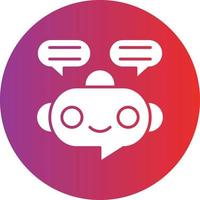 Vector Design Chatbot Icon Style