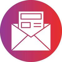 Vector Design Newsletter Icon Style