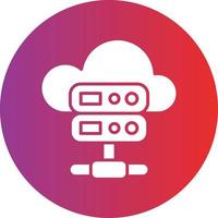 Vector Design Cloud Server Icon Style