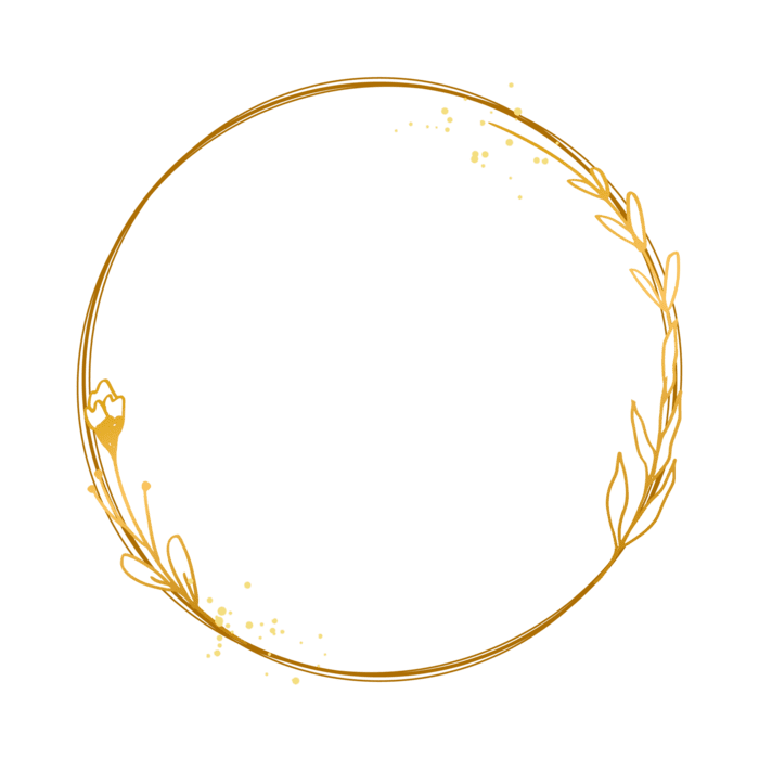 Gold Glitter Circle PNGs for Free Download