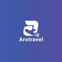 a  travel logo design template vector