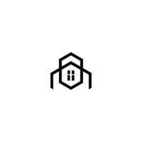 a home company logo design vector template