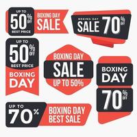 Collection of sale label banner tag discount vector