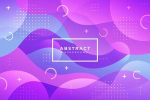 Purple dynamic abstract fluids background vector