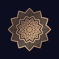 Elegant ornamental mandala background design vector