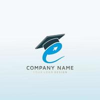 Logo design for online courses vector
