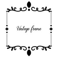 classic vintage frame vector