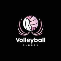 vóleibol logo, deporte sencillo diseño, mundo Deportes torneo vector, ilustración símbolo icono vector