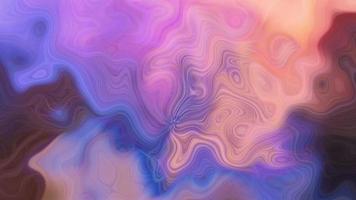Abstract twist light fiber with multi-color line animation video