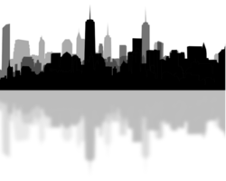 Stadt, Hintergrund Illustration. schwarz png