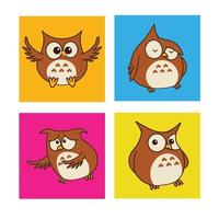 Owl Set Pack vector