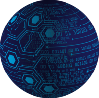 globe de technologie moderne png