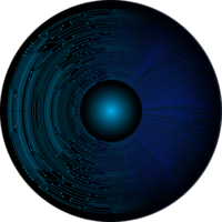 Augenausschnitt der modernen Technologie png