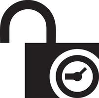 Lock security icon symbol vector image. Illustration of the key secure access system vector design. EPS 10