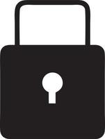 Lock security icon symbol vector image. Illustration of the key secure access system vector design. EPS 10