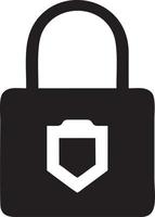 Lock security icon symbol vector image. Illustration of the key secure access system vector design. EPS 10