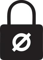 Lock security icon symbol vector image. Illustration of the key secure access system vector design. EPS 10