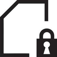 Lock security icon symbol vector image. Illustration of the key secure access system vector design. EPS 10