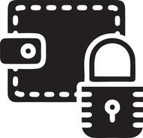 Lock security icon symbol vector image. Illustration of the key secure access system vector design. EPS 10