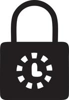 Lock security icon symbol vector image. Illustration of the key secure access system vector design. EPS 10