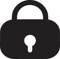 Lock security icon symbol vector image. Illustration of the key secure access system vector design. EPS 10