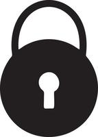 Lock security icon symbol vector image. Illustration of the key secure access system vector design. EPS 10