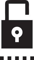 Lock security icon symbol vector image. Illustration of the key secure access system vector design. EPS 10