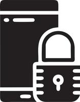 Lock security icon symbol vector image. Illustration of the key secure access system vector design. EPS 10