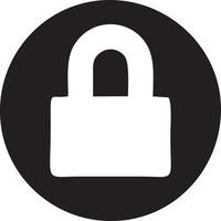 Lock security icon symbol vector image. Illustration of the key secure access system vector design. EPS 10