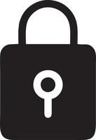 Lock security icon symbol vector image. Illustration of the key secure access system vector design. EPS 10