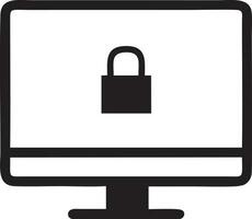 Lock security icon symbol vector image. Illustration of the key secure access system vector design. EPS 10