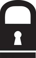 Lock security icon symbol vector image. Illustration of the key secure access system vector design. EPS 10