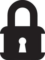 Lock security icon symbol vector image. Illustration of the key secure access system vector design. EPS 10