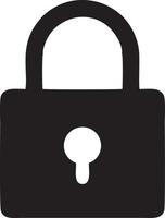 Lock security icon symbol vector image. Illustration of the key secure access system vector design. EPS 10