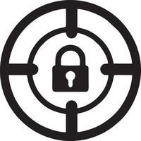 Lock security icon symbol vector image. Illustration of the key secure access system vector design. EPS 10