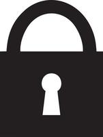 Lock security icon symbol vector image. Illustration of the key secure access system vector design. EPS 10