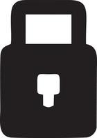 Lock security icon symbol vector image. Illustration of the key secure access system vector design. EPS 10