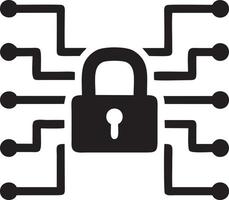 Lock security icon symbol vector image. Illustration of the key secure access system vector design. EPS 10