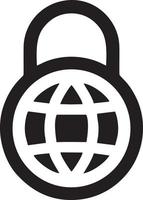 Lock security icon symbol vector image. Illustration of the key secure access system vector design. EPS 10