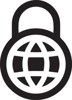 Lock security icon symbol vector image. Illustration of the key secure access system vector design. EPS 10