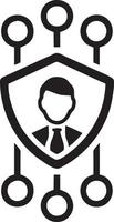 Lock security icon symbol vector image. Illustration of the key secure access system vector design. EPS 10