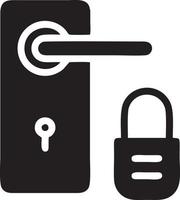 Lock security icon symbol vector image. Illustration of the key secure access system vector design. EPS 10