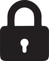 Lock security icon symbol vector image. Illustration of the key secure access system vector design. EPS 10