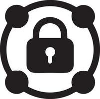 Lock security icon symbol vector image. Illustration of the key secure access system vector design. EPS 10