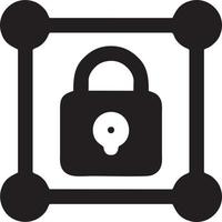 Lock security icon symbol vector image. Illustration of the key secure access system vector design. EPS 10