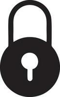 Lock security icon symbol vector image. Illustration of the key secure access system vector design. EPS 10