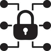 Lock security icon symbol vector image. Illustration of the key secure access system vector design. EPS 10