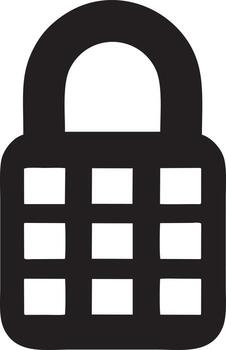 Lock security icon symbol vector image. Illustration of the key secure access system vector design. EPS 10