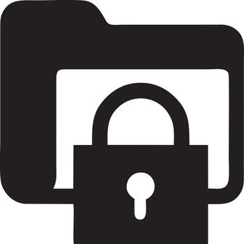 Lock security icon symbol vector image. Illustration of the key secure access system vector design. EPS 10
