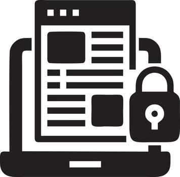 Lock security icon symbol vector image. Illustration of the key secure access system vector design. EPS 10